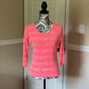 Victoria’s Secret Pink, 3/4 length sleeve sweater, size Small